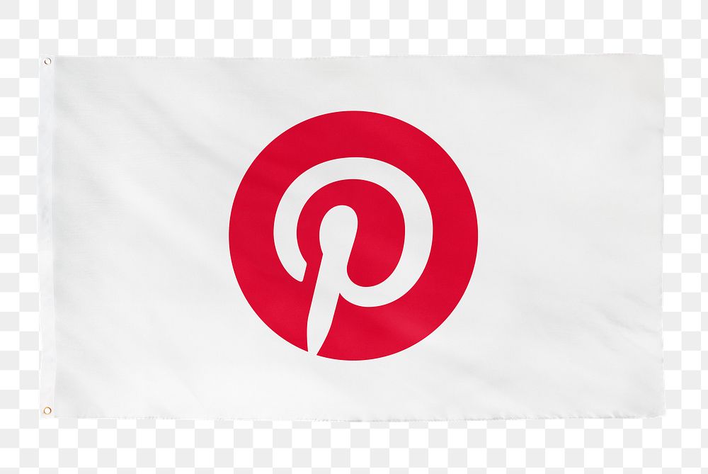 Pinterest icon png flag, social media. 25 MAY 2022 - BANGKOK, THAILAND