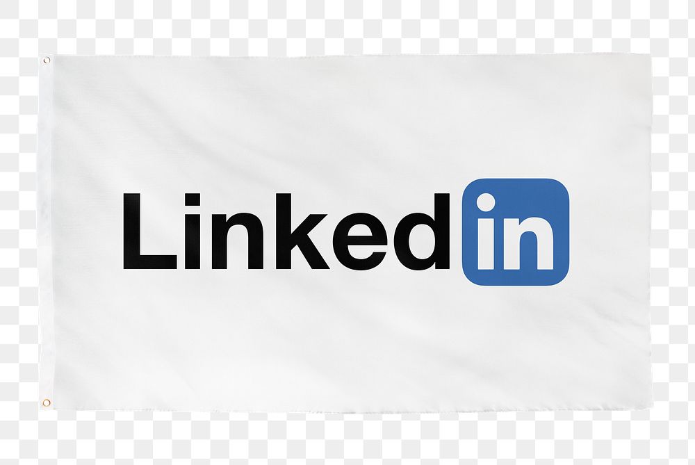 Linkedin icon png flag, social media. 25 MAY 2022 - BANGKOK, THAILAND
