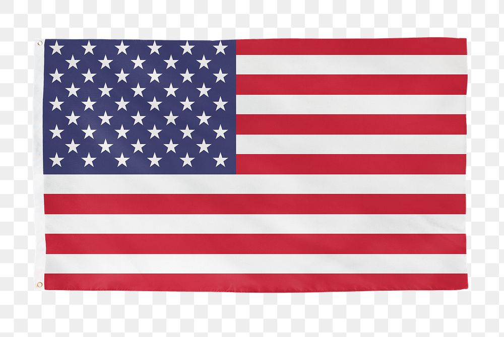 United States, US png flag, national symbol, transparent background