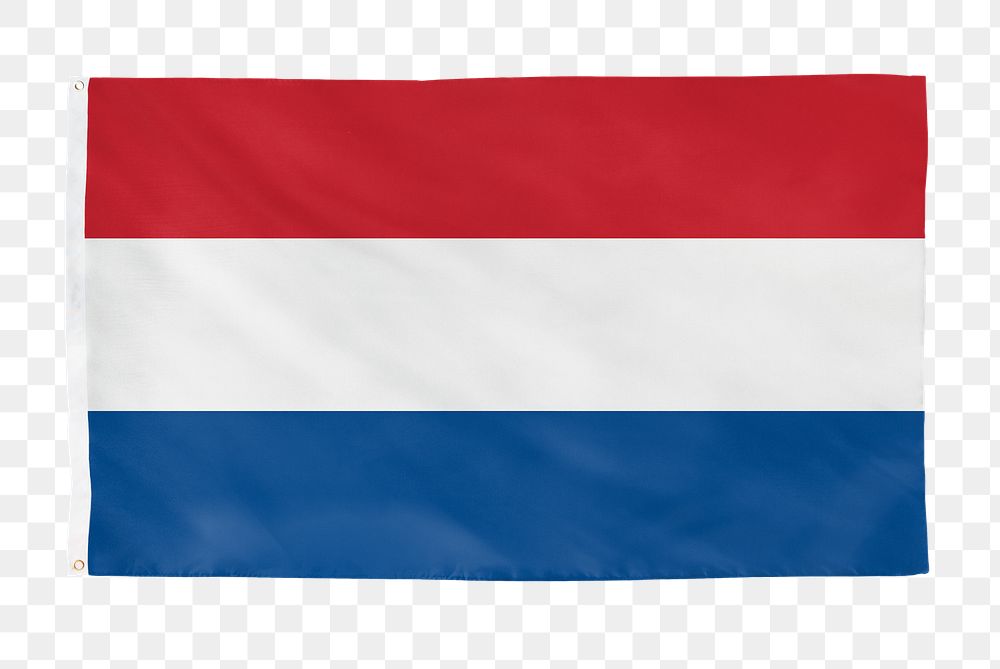 Netherlands png flag, national symbol, transparent background