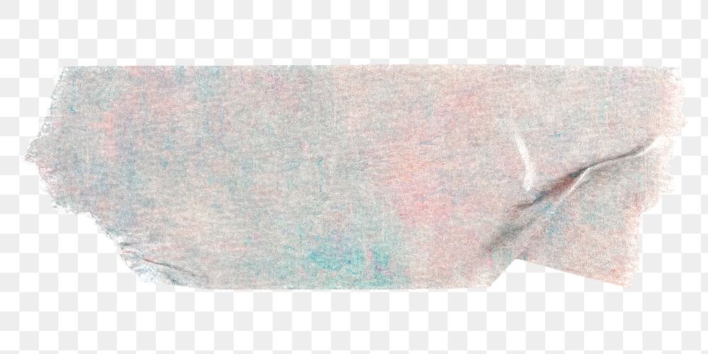 PNG pastel washi tape, stationery collage element, transparent background