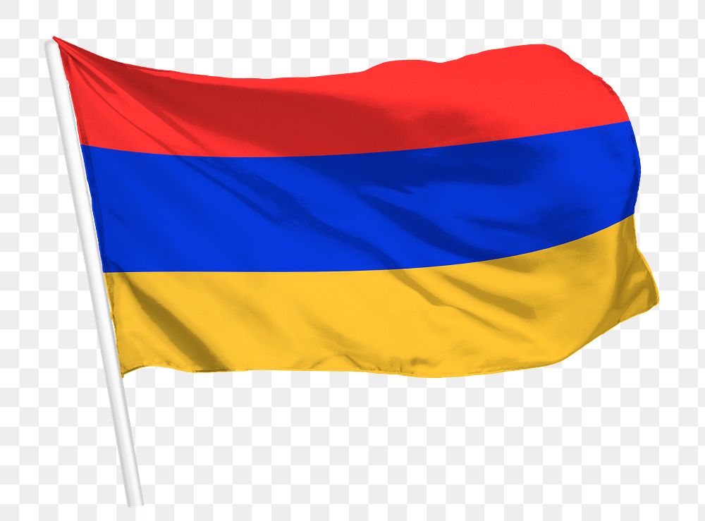 Armenia flag png waving, national symbol graphic