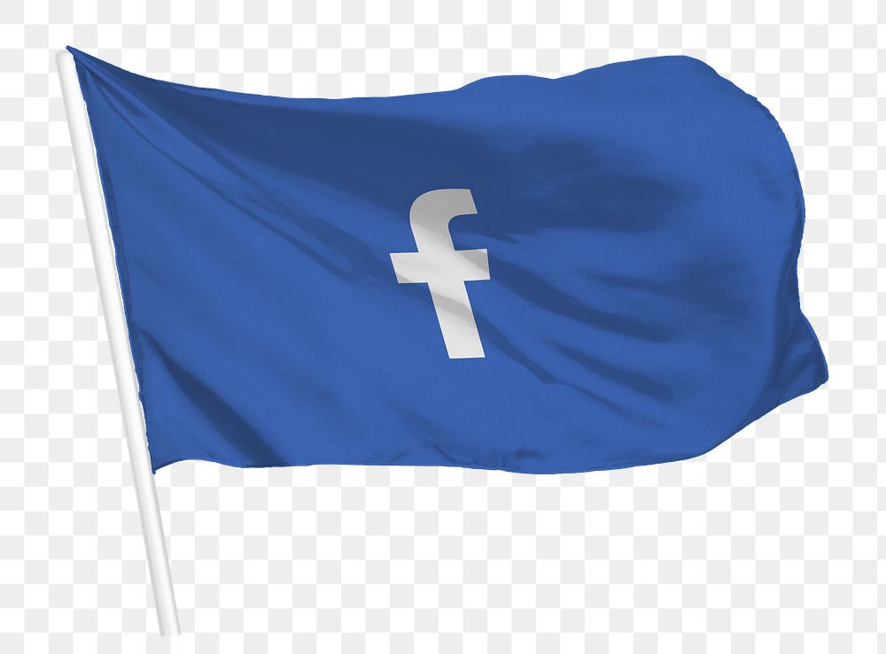 Facebook icon flag png, social media. 30 MAY 2022 - BANGKOK, THAILAND