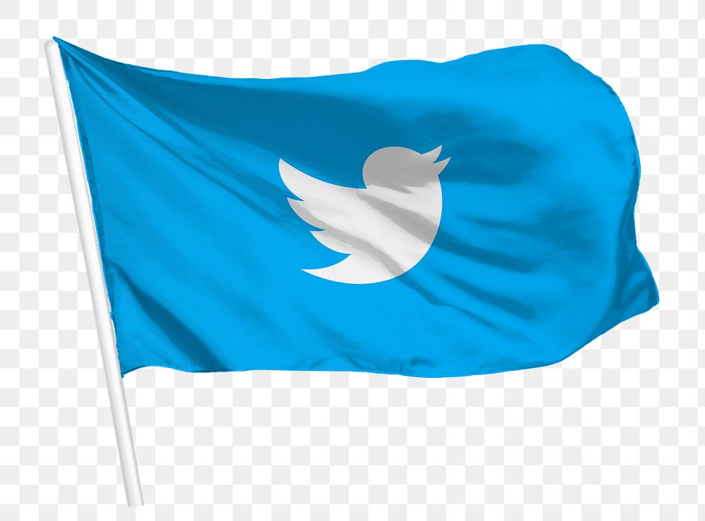 Twitter icon flag png, social media. 30 MAY 2022 - BANGKOK, THAILAND