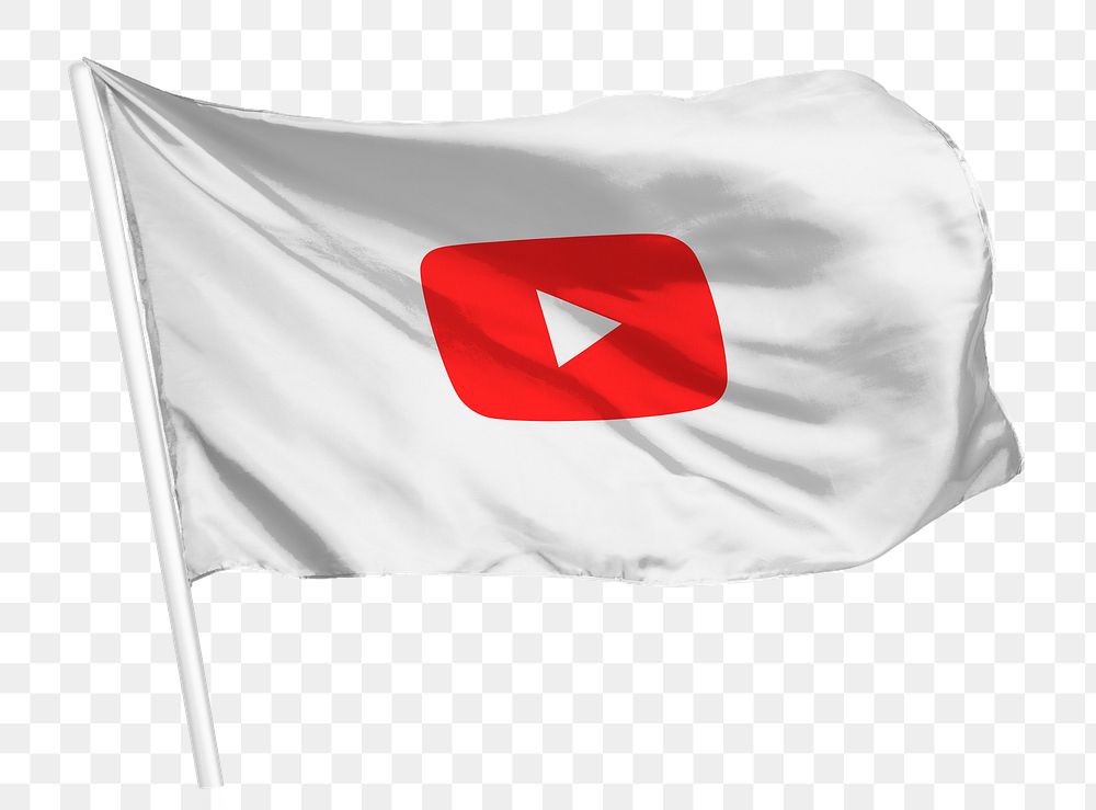 Youtube icon flag png, social media. 30 MAY 2022 - BANGKOK, THAILAND