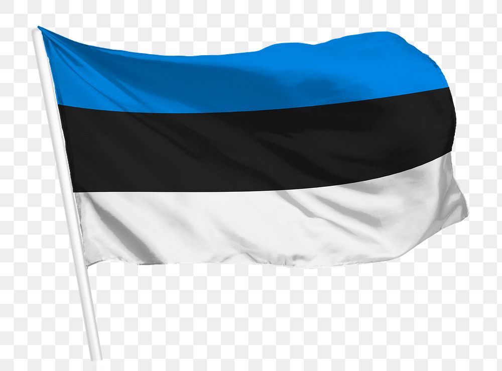 Estonia flag png waving, national symbol graphic