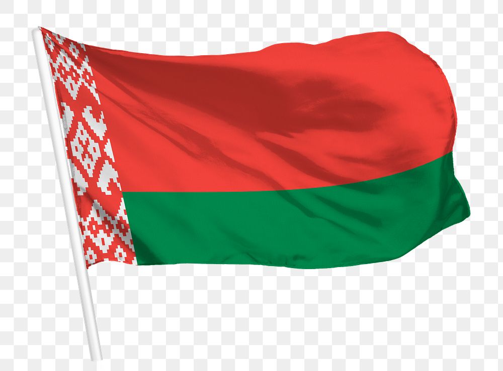 Belarus flag png waving, national symbol graphic