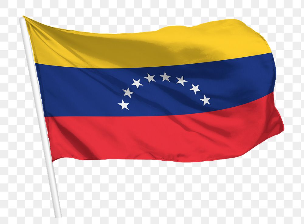 Venezuela flag png waving, national symbol graphic