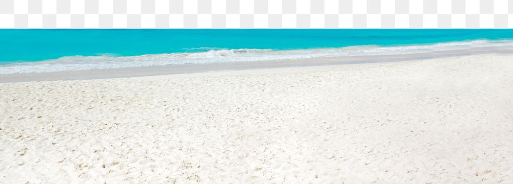Beach png collage, summer, transparent background
