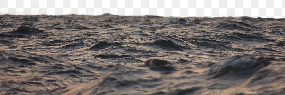 Dark water ripples png border, transparent background