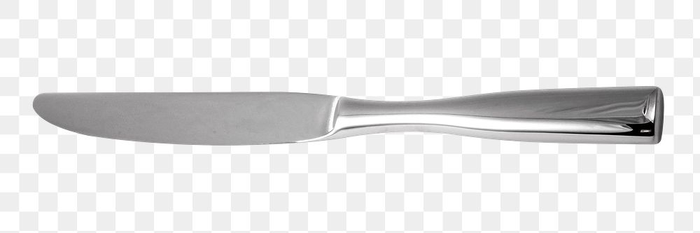 Butter knife png sticker, cutlery transparent background