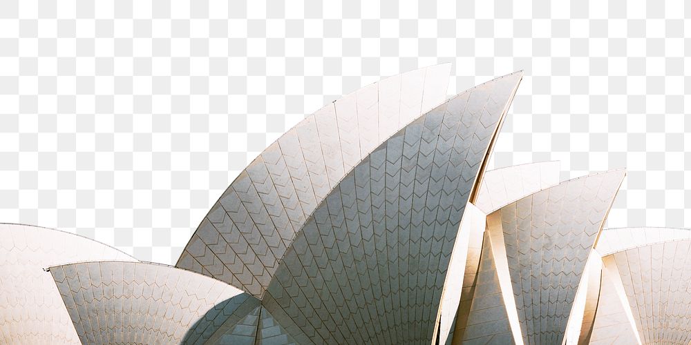 Opera House png border sticker, Sydney travel transparent background