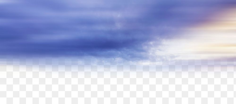 Purple sky png border, transparent background