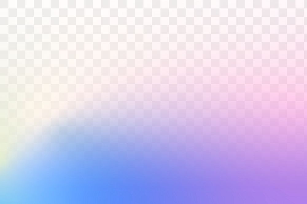 Gradient holographic png overlay, transparent background