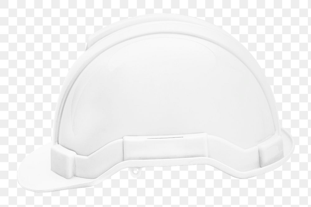 White helmet png sticker, protective equipment, transparent background