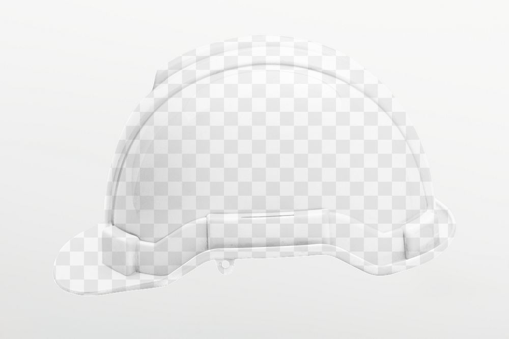 Safety helmet mockup png transparent