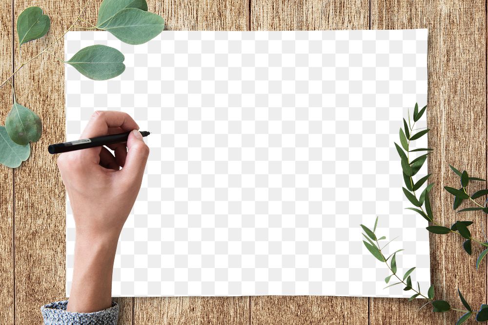 Poster png mockup, transparent design