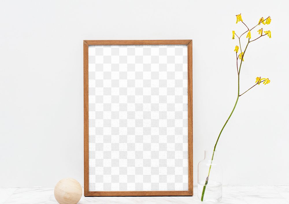 Frame png mockup, home decor, transparent design