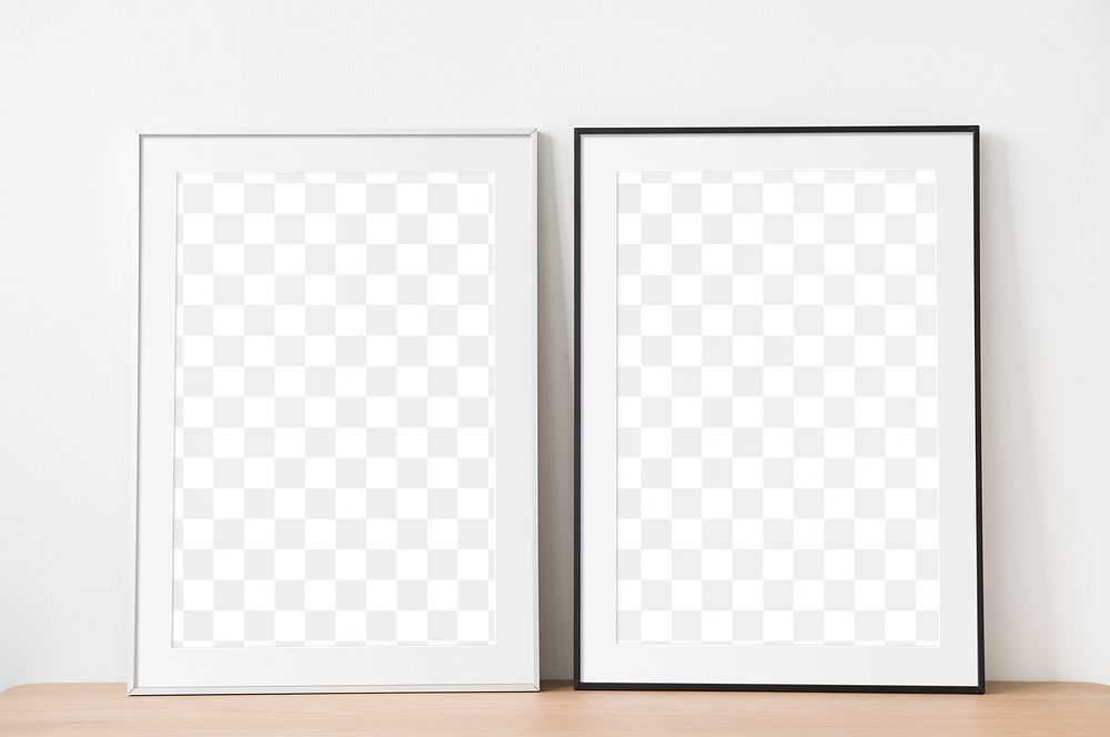 Frame png mockup, transparent design 