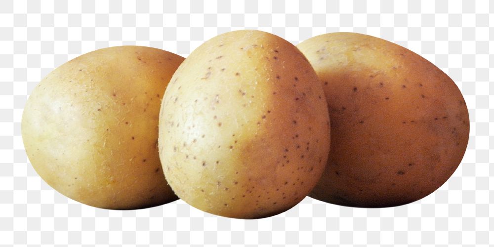 Potatoes png sticker, transparent background