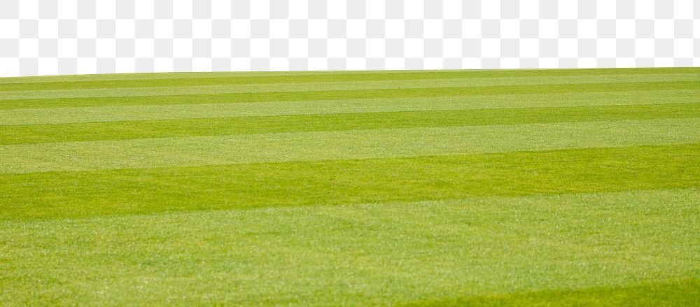 Football grass field png border, sport photo, transparent background