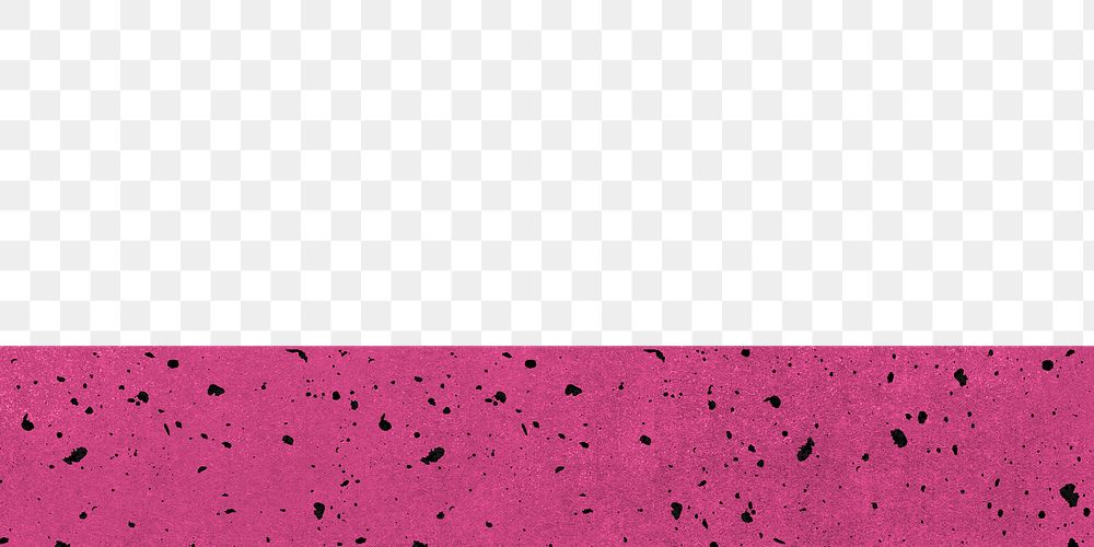 Pink png border, textured design, transparent background