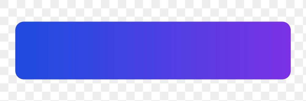 Blue gradient rectangle png sticker, transparent background