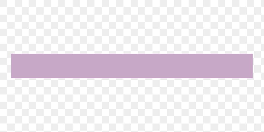 Purple line png divider, transparent background