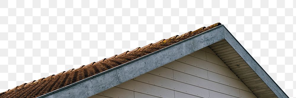 House roof png border, exterior photo, transparent background