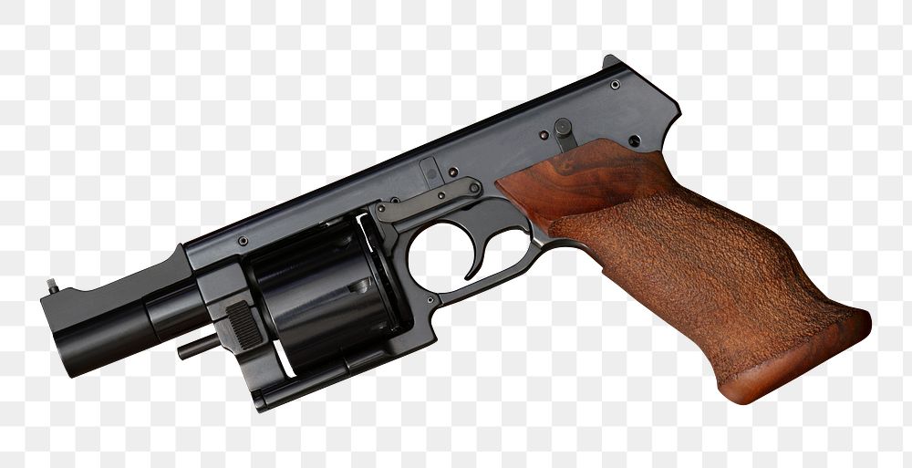 Handgun png sticker, transparent background