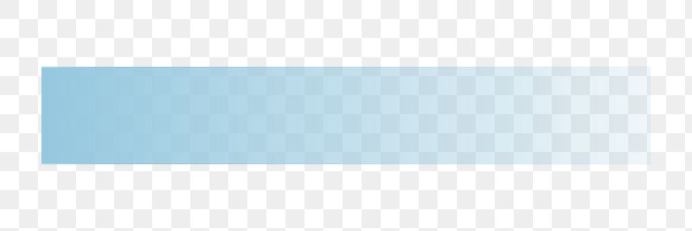 Png blue divider line sticker, transparent background