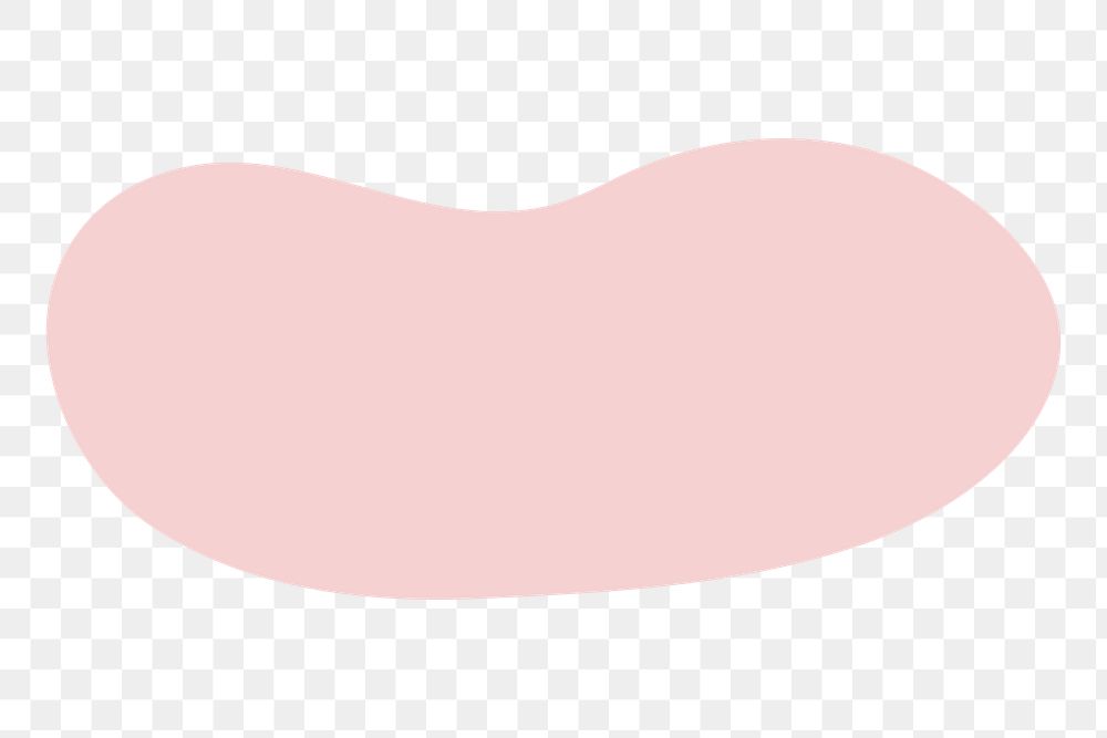 Pink blob shape png sticker, | Premium PNG - rawpixel