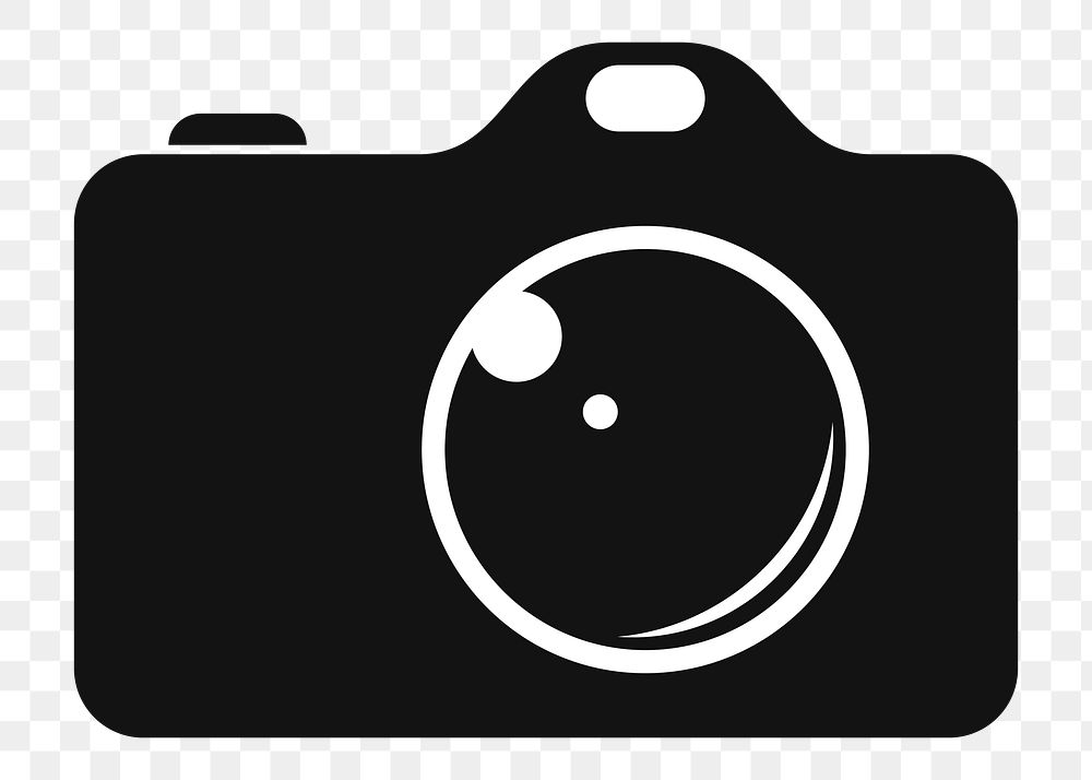 Camera png sticker, transparent background. Free public domain CC0 image.