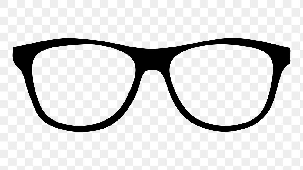 Eyeglasses png illustration, transparent background. Free public domain CC0 image.