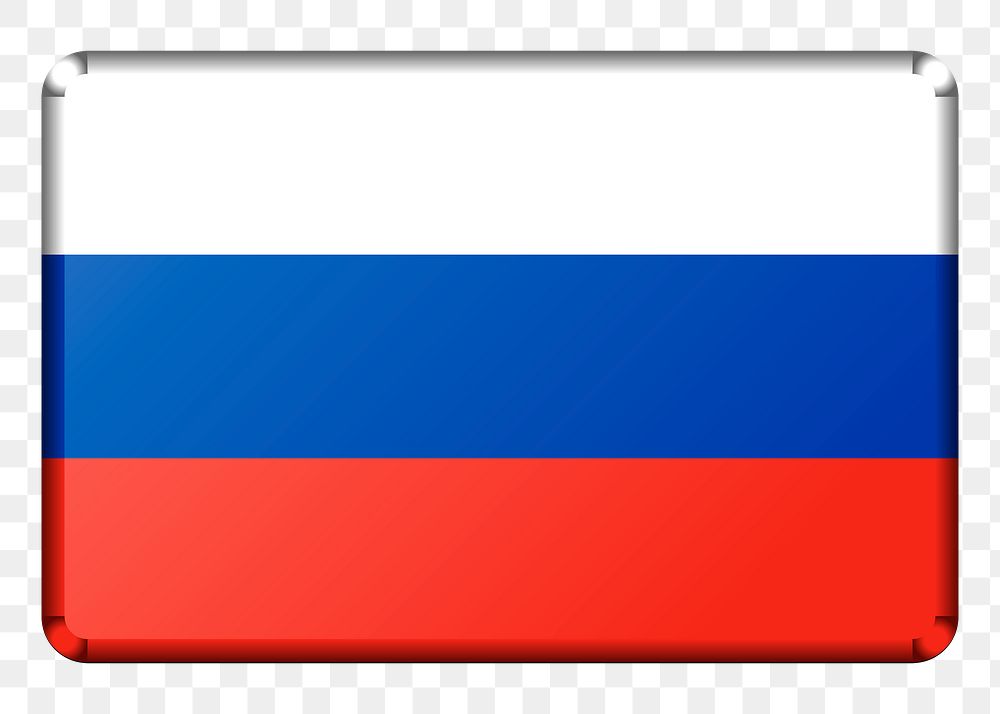 Russian flag png sticker, transparent background. Free public domain CC0 image.