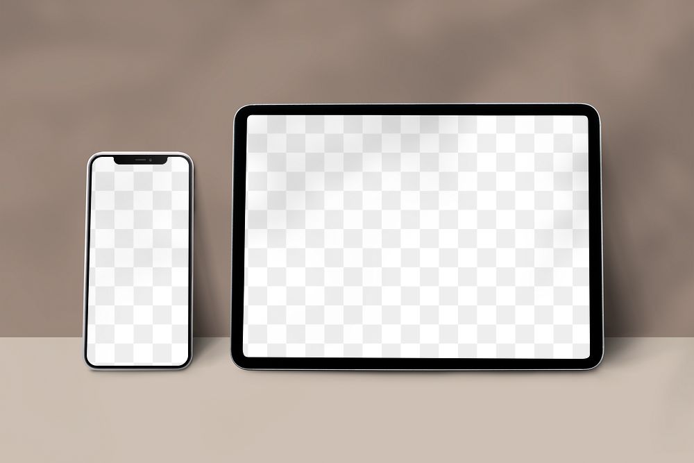 Tablet screen png mockup, transparent design 