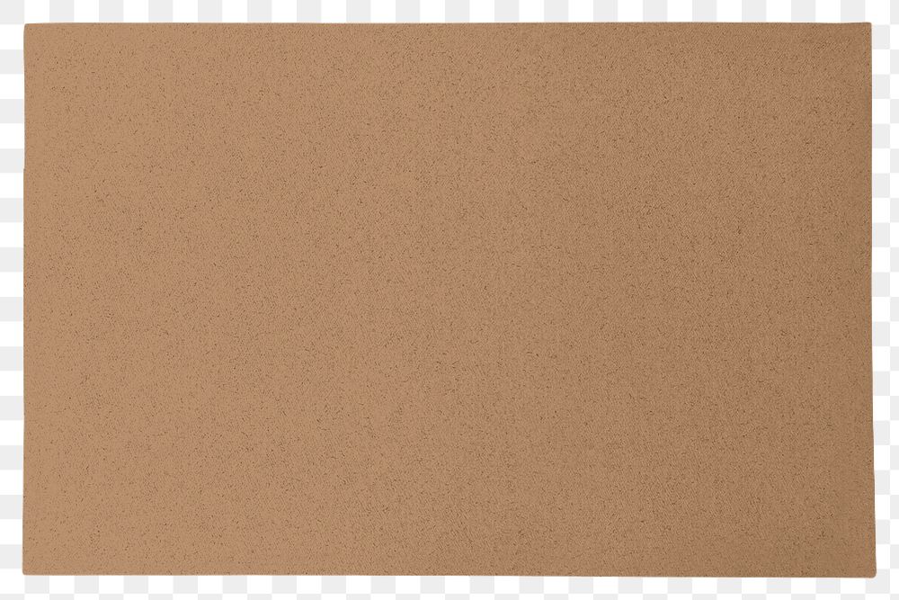 Png brown frame sticker, grain texture, transparent background