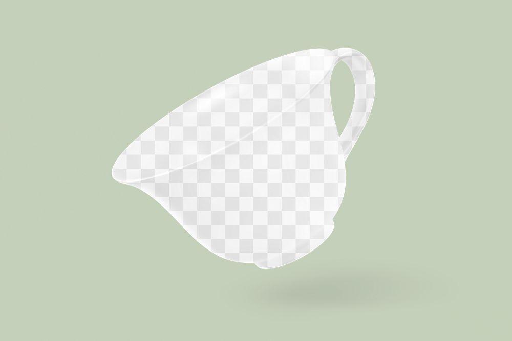 Tea cup png mockup, transparent design