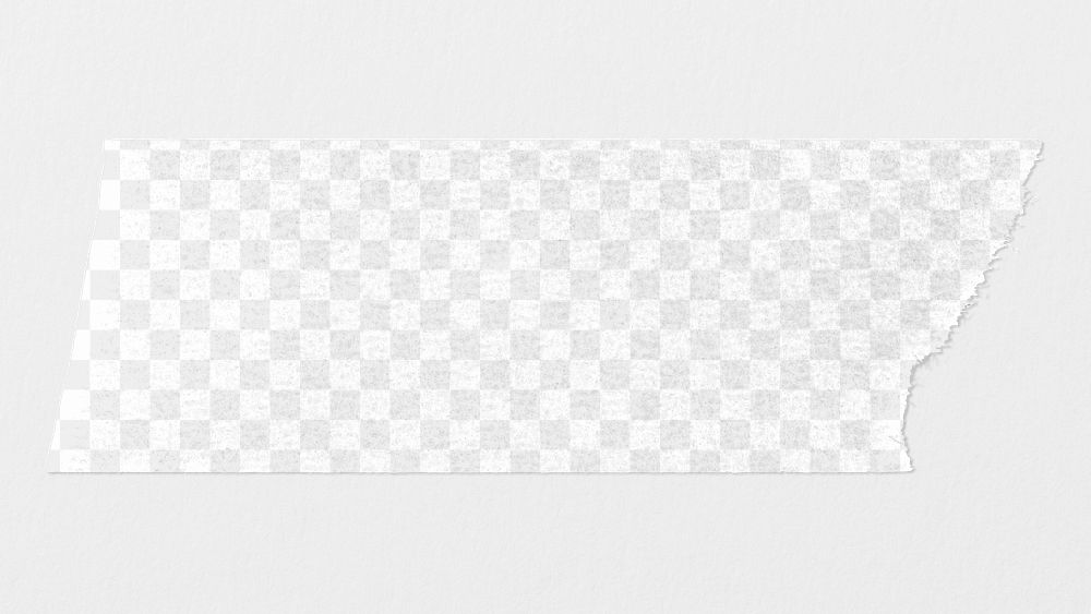 Washi tape png mockup, transparent design