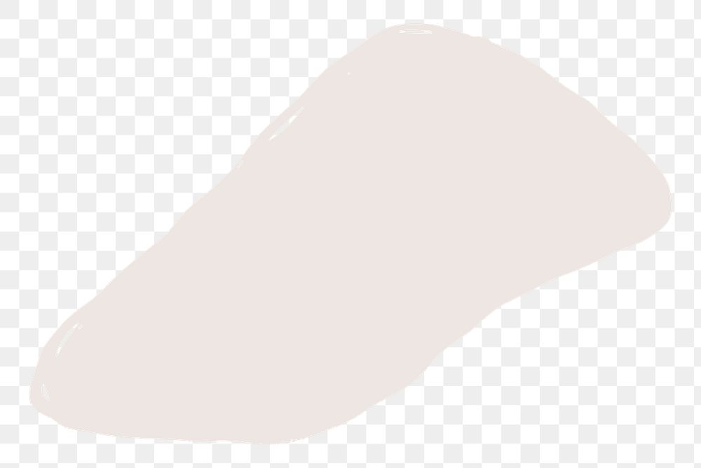 Blob shape png sticker, transparent background