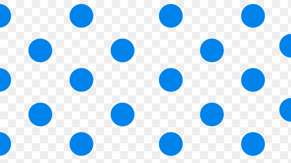 Blue dots png sticker, transparent background