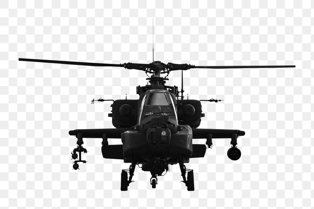 Army helicopter png sticker, transparent background