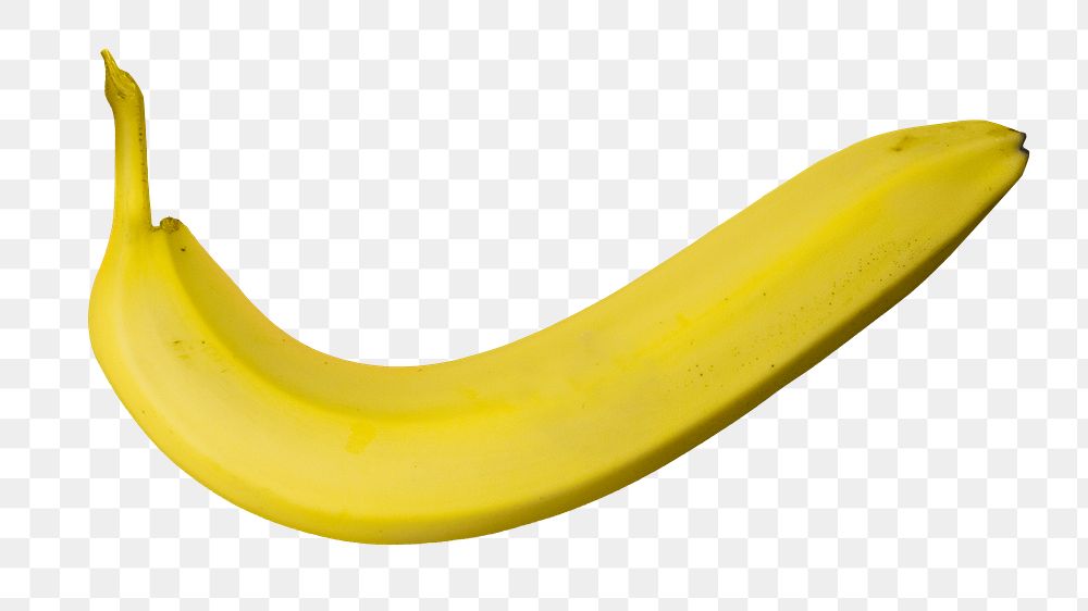 Banana fruit png sticker, transparent background