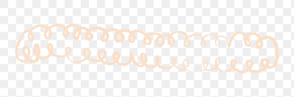 Wavy divider png abstract sticker, transparent background