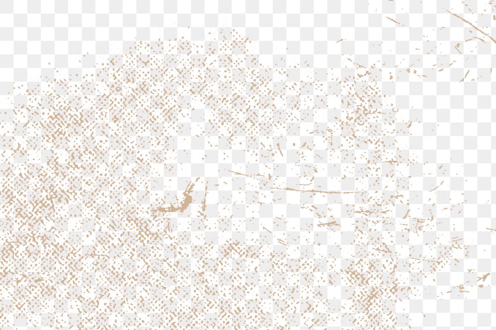 Png beige grunge texture overlay, transparent background