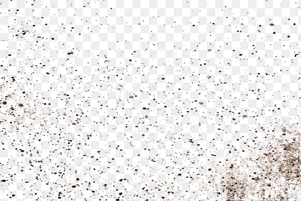 Grunge texture png overlay, transparent background