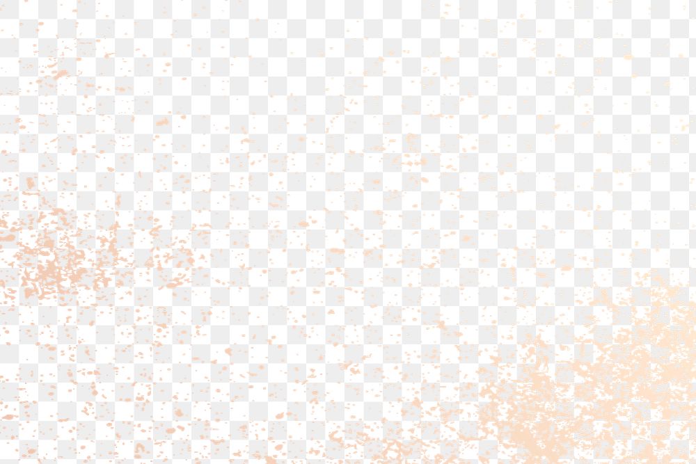 Png peach grunge texture overlay, transparent background