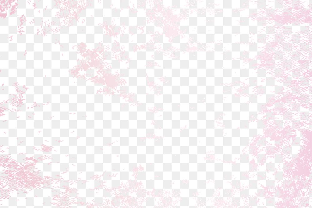 Png pink grunge texture overlay, transparent background