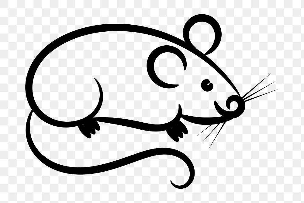 Rat png illustration, transparent background. Free public domain CC0 image.