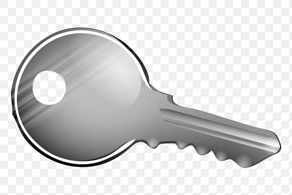 Key png illustration, transparent background. Free public domain CC0 image.